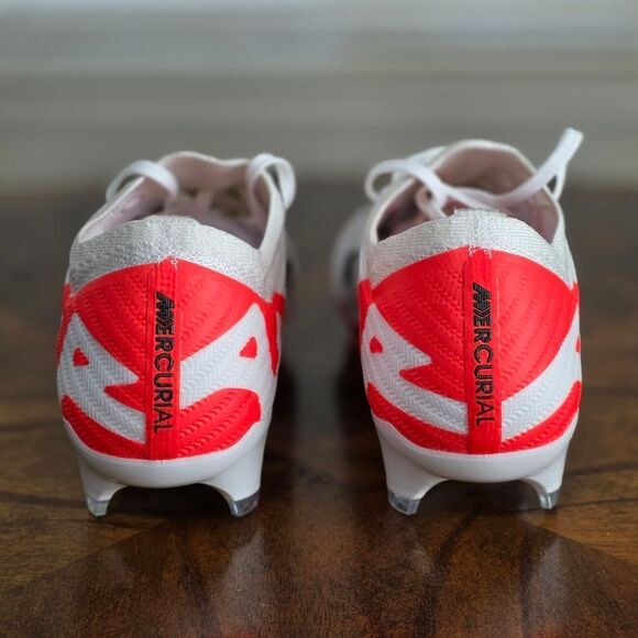 Nike Zoom Vapor 15 Elite Soccer Shoes White Black Crimson Men's 13 LE DJ4978-600 - Picture 5 of 10